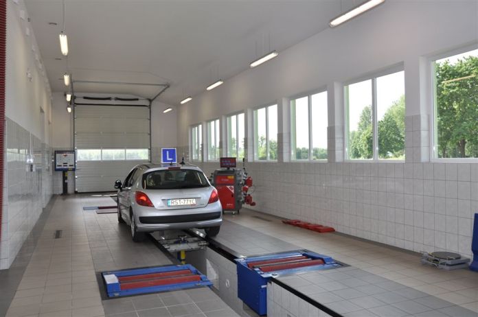 Auto na stanowisku
